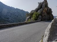 Spain's Mountain Road: Overlooking the Breathtaking View