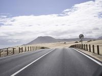 Spain Road Asphalt Coastal Desert 002