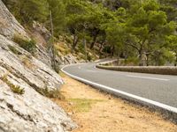 Road in Spain: Asphalt Landscape during the Day