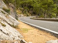 Road in Spain: Asphalt Landscape during the Day