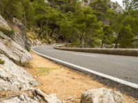 Road in Spain: Asphalt Landscape during the Day