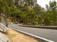 Road in Spain: Asphalt Landscape during the Day