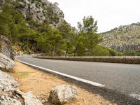 Road in Spain: Asphalt Landscape during the Day