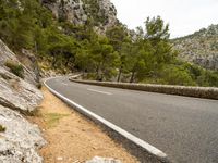 Road in Spain: Asphalt Landscape during the Day