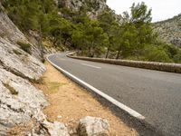 Road in Spain: Asphalt Landscape during the Day