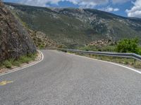 Spain's Road through the Pyrenees: Safe Travel with an Armco Barrier