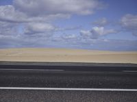 Spain Sandy Desert Landscape Coastal Road 003