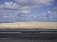 Spain Sandy Desert Landscape & Coastal Road 004