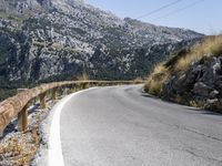 Scenic Mountain Road in Mallorca, Spain