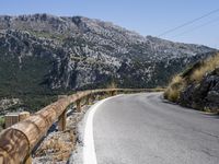 Scenic Mountain Road in Mallorca, Spain