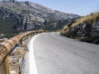 Scenic Mountain Road in Mallorca, Spain