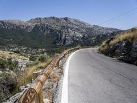 Scenic Mountain Road in Mallorca, Spain