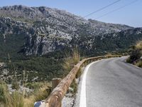 Scenic Mountain Road in Mallorca, Spain