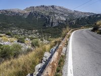 Scenic Mountain Road in Mallorca, Spain