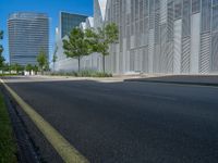 Spain's Urban Landscape: A Metal Wall Casting a Hard Shadow