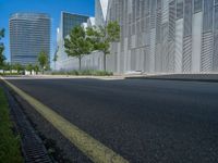 Spain's Urban Landscape: A Metal Wall Casting a Hard Shadow