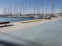 Spain Valencia Marina Sailboats Pier 001