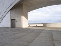 A Spanish City: Concrete Bridge and Open Space