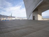 A Spanish City: Concrete Bridge and Open Space