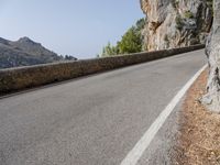 Spanish Coastal Road with Mountains and Ocean View 003