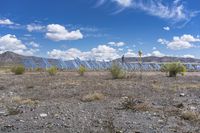 Spanish Desert Landscape: Mountains and Contrails