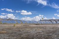 Spanish Desert Landscape: Mountains and Contrails