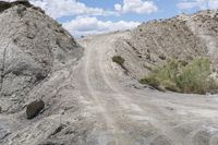 Spanish Desert Landscape: Tabernas Under a Clear Sky