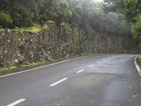 Spanish Highway Landscape Under a Grey Sky