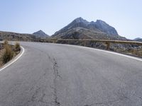 Spanish Highway with a Stunning Mountain View