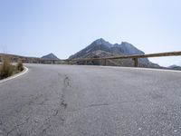 Spanish Highway with a Stunning Mountain View