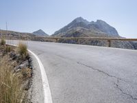 Spanish Highway with a Stunning Mountain View