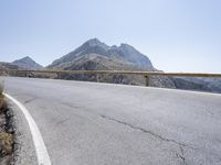 Spanish Highway with a Stunning Mountain View