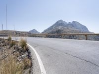 Spanish Highway with a Stunning Mountain View