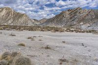 Spanish Landscape: Clouds over Mountain Formation