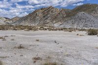 Spanish Landscape: Clouds over Mountain Formation