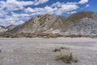 Spanish Landscape: Clouds over Mountain Formation