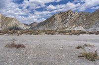 Spanish Landscape: Clouds over Mountain Formation