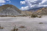 Spanish Landscape: Clouds over Mountain Formation