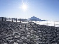 Spanish Landscape: A Mountain View on a Sunny Day