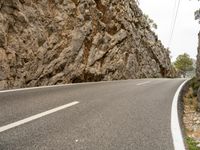 A Spanish Landscape: Road and Asphalt on a Sunny Day