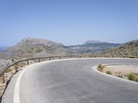 Spanish Mountain Landscape: Nature's Breathtaking Drive