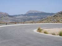 Spanish Mountain Landscape: Nature's Breathtaking Drive