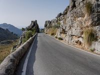 Spanish Mountain Pass: Overlooking a Clear Sky