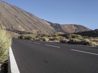 Spanish Mountain Pass: Yellow Landscape and Clear Sky