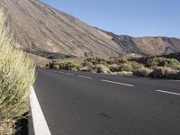 Spanish Mountain Pass: Yellow Landscape and Clear Sky