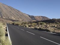 Spanish Mountain Pass: Yellow Landscape and Clear Sky