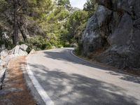 Spanish Mountain Road: Asphalt Lane Across the Stunning Landscape