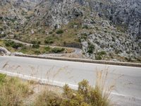 Spanish Mountain Road in the Balearic Islands