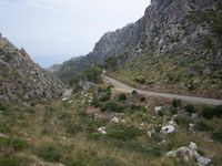 Spanish Mountain Road: Cloudy Landscape