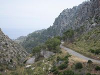 Spanish Mountain Road: Cloudy Landscape